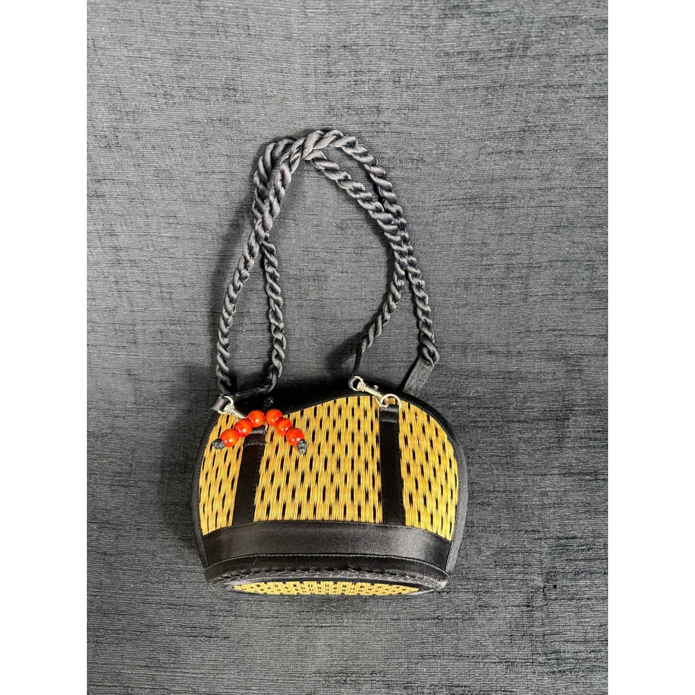 Baskets of Cambodia Natural Woven Small Purse